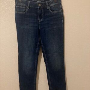 Maurices Deep Blue Straight Leg Jeans size 10 regular